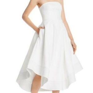 NEW C/MEO Collective Making Waves Dress Ivory Sz 6